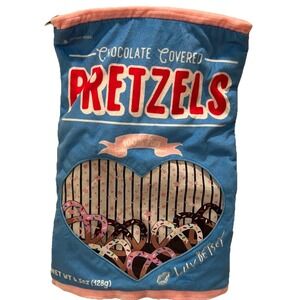 Betsy Johnson Kitsch Terry Backpack Bag of Chocolate Covered Pretzels Y2K Travel